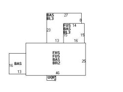 41 Somerset Rd, Newton MA  02465-2721 floor plan