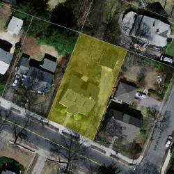 145 Woodward St, Newton MA  02461-1342 aerial view