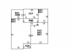 16 Allen Ave, Newton MA  02468-1701 floor plan