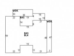 77 Ober Rd, Newton MA  02459-3100 floor plan