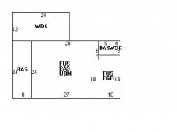 249 Cypress St, Newton MA  02459-2226 floor plan