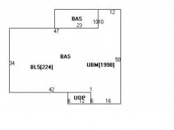 515 Dudley Rd, Newton MA  02459-2800 floor plan