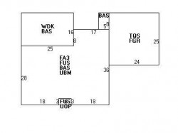 31 Claremont St, Newton MA  02458-1925 floor plan