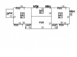 196 Linwood Ave, Newton MA  02460-1429 floor plan