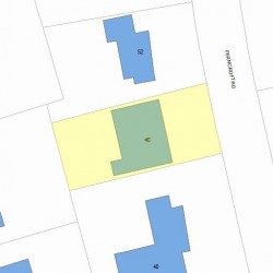 46 Ferncroft Rd, Newton MA  02468-1214 plot plan