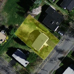 21 Esty Farm Rd, Newton MA  02459-3605 aerial view