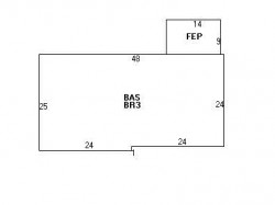 284 Winchester St, Newton MA  02461-2034 floor plan
