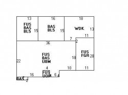 75 Devonshire Rd, Newton MA  02468-2218 floor plan