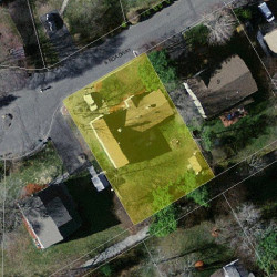 17 Orourke Path, Newton MA  02459-3522 aerial view