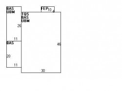 115 Falmouth Rd, Newton MA  02465-1134 floor plan