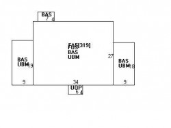 61 Oldham Rd, Newton MA  02465-2328 floor plan