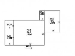 100 Devonshire Rd, Newton MA  02468-2213 floor plan