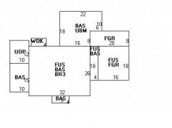 40 Judith Rd, Newton MA  02459-1716 floor plan