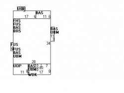 48 Erie Ave, Newton MA  02461-1514 floor plan