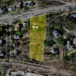 608 Beacon St, Newton MA  02459-2004 aerial view