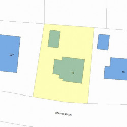 10 Stafford Rd, Newton MA  02459-1819 plot plan