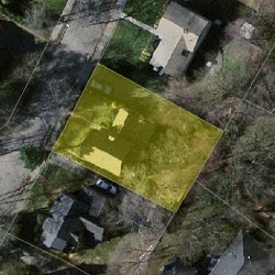 24 Jane Rd, Newton MA  02459-2615 aerial view