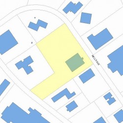 180 Wells Ave, Newton MA  02459-3328 plot plan