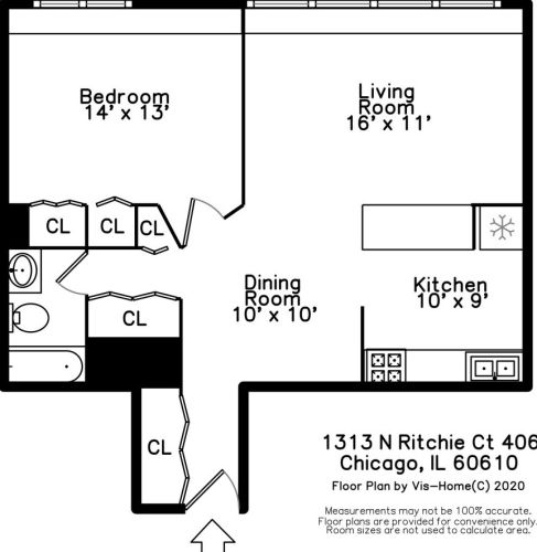 1313 Ritchie Ct, Chicago IL  60610-2175 exterior