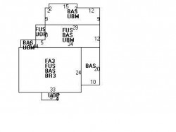 17 Mayflower Ter, Newton MA  02461-1305 floor plan