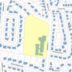 191 Dedham St, Newton MA  02461-2198 plot plan