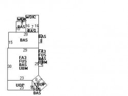 70 Prospect St, Newton MA  02465-2337 floor plan