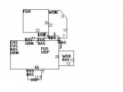 4 Arlington St, Newton MA  02458-2423 floor plan