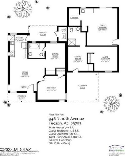 948 10th Ave, Tucson AZ  85705-7624 exterior