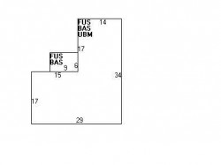 87 Dalby St, Newton MA  02458-1032 floor plan