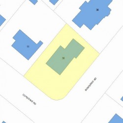 30 Bontempo Rd, Newton MA  02459-3640 plot plan