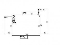 239 Ward St, Newton MA  02459-1332 floor plan