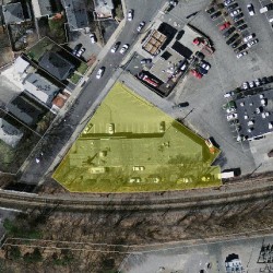 26 Elliot St, Newton MA  02461-1605 aerial view