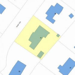 40 Voss Ter, Newton MA  02459-2646 plot plan