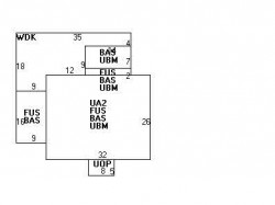 22 Brewster Rd, Newton MA  02461-1302 floor plan