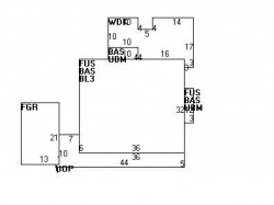 12 Bow Rd, Newton MA  02459-2513 floor plan