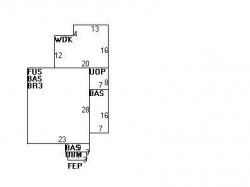 18 Weldon Rd, Newton MA  02458-1807 floor plan