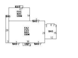 128 Waban Ave, Newton MA  02468-2111 floor plan