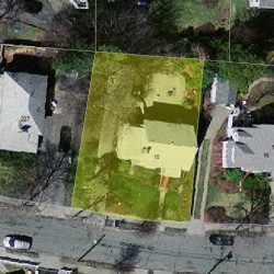 10 Stafford Rd, Newton MA  02459-1819 aerial view