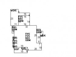 95 Highland Ave, Newton MA  02460-1848 floor plan