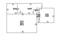 29 Pickwick Rd, Newton MA  02465-2818 floor plan