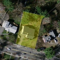 850 Dedham St, Newton MA  02459-3414 aerial view