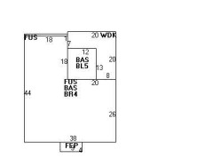 93 Beaumont Ave, Newton MA  02460-2315 floor plan