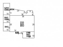 31 Devonshire Rd, Newton MA  02468-2207 floor plan