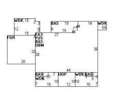 123 Grant Ave, Newton MA  02459-1350 floor plan