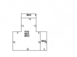 45 Auburndale Ave, Newton MA  02465-1403 floor plan