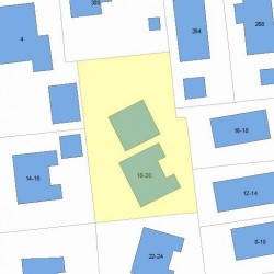 20 Gay St, Newton MA  02460-2213 plot plan