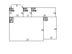 188 Bellevue St, Newton MA  02458-1813 floor plan