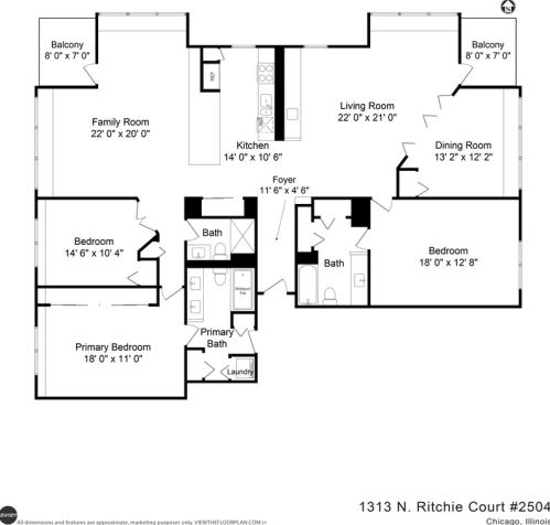 1313 Ritchie Ct, Chicago IL  60610-2175 exterior