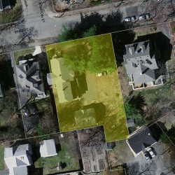 44 Erie Ave, Newton MA  02461-1514 aerial view
