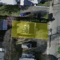 51 Rustic St, Newton MA  02458-1024 aerial view